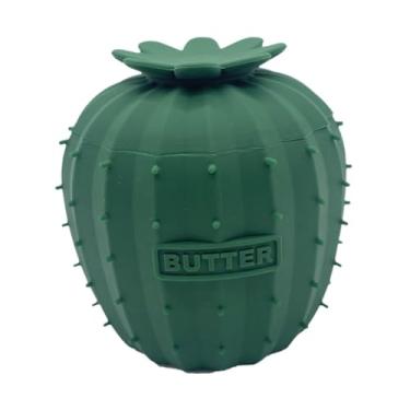 Imagem de Ioensy Fresh Spreadable manteiga Crock Foa SHOPE SILICONE RECIMENTO de DECORAÇÃO PRÁTICA para OUTO DO HOME , Verde Escuro