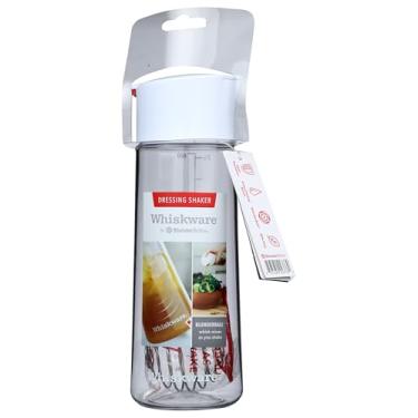 Imagem de Whiskware Garrafa de plástico Tritan BlenderBall Whisk à prova de vazamento para molhos caseiros, 2,5 xícaras, branco
