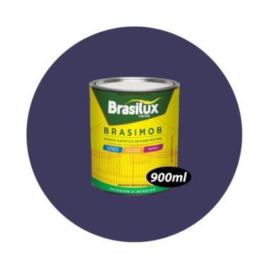 Imagem de Esmalte Sintetico Brasimob Brasilux 900ML, Azul Del Rey