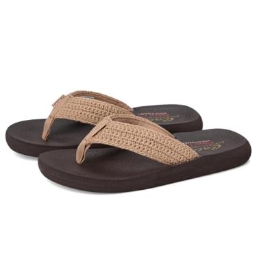 Imagem de Skechers Chinelo feminino Asana-Valley Chic, Mocha, 35