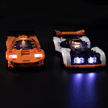 Imagem de BrickBling LED Lighting for Lego Speed Champions McLaren Solus GT & McLaren F1 LM; New 2023 Light kit for Lego McLaren F1; Light up Your Lego 76918-No Lego Model