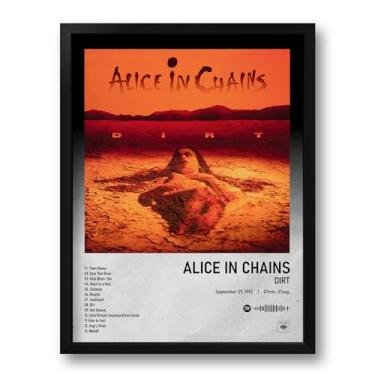 Imagem de Quadro com Moldura Spotify Álbum Dirt Alice.In.Chains - Tam. 33x43cm