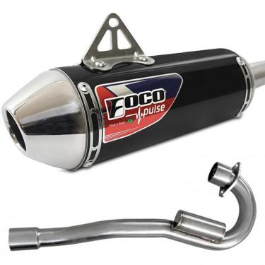 Imagem de Escapamento Curva + Ponteira Foco Pulse NXR 160 Bros 15/24 Injetada