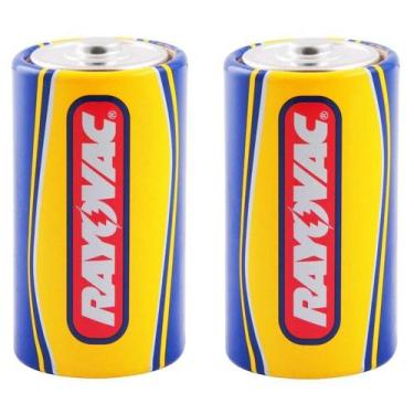 Imagem de 2 Pilhas C Media Rayovac Zinco Comum LR14