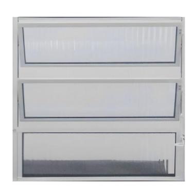 Imagem de Vitrô Basculante 1 Seção 60x60cm Branco - 1486 - JANELLOT