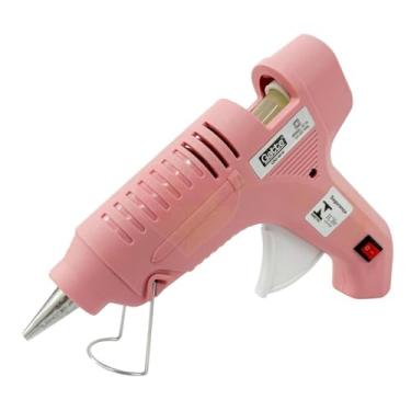 Imagem de Pistola De Cola Quente Profissional C/Botão 40w Bivolt + 10 Bastões de 30cm Colagem Rápida Cola Manual Ferramenta de Colagem Adesivo Quente Bastão de Cola Colagem Profissional