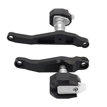 Imagem de Acc-Creativity Motocicleta CNC Alumínio Motor Crash Guard Case Frame Sliders Protector Proteção contra quedas Compatível com Triumph Trident 660 2021-2022 (Prata)