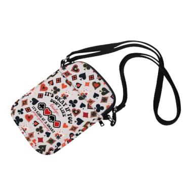 Imagem de Bridge Player Gift Bridge Card Game Lover Gift Bridge Bolsa transversal para entusiastas de ponte, parceiros de ponte, Inteligente, Casual