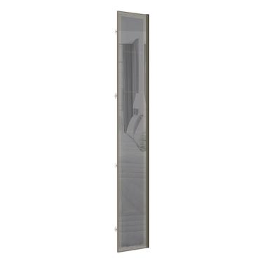 Imagem de Porta Para Closet Com Prata 40cm Inox Alumínio Inox Prata