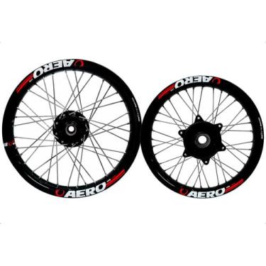Imagem de Par Roda Aro Alumínio Viper Aero Bros 160 Xre 190 Esdd 4mm