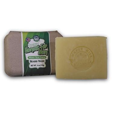 Imagem de Maple Hill Naturals Sabonete Líquido Para Barba Honest For Men Com Óleo De Melaleuca E Menta - 100% Ingredientes Naturais. O Melhor Xampu Condicionador. Feito À Mão Saudável Nos Eua.