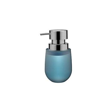 Imagem de Ou, PSB855AZG, Dispenser Porta Sabonete Saboneteira Líquida 400 ml Belly Soft ou, cor Azul Glacial, Polipropileno