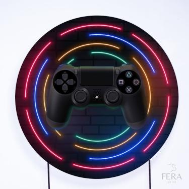 Imagem de Painel Decorativo para Festa 1,80x1,80 metros Vesti Fácil com Elástico Gamers - Fera Print