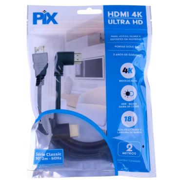 Imagem de Cabo HDMI 4K Ultra 2M 30AWG Pix