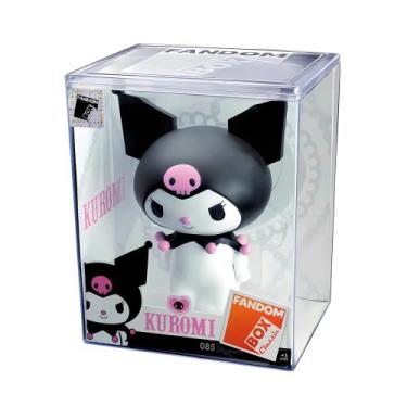 Imagem de Fandom Box Hello Kitty Kuromi Boneco Colecionável Material Vinil Atóxi