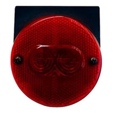 Imagem de Kit 12 lanternas lateral led caminhão carreta rubi - Lantersul