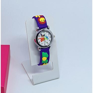 Imagem de Relógio Infantil Analógico Quartzo Pulseira silicone Esporte Desenho Animados 3D para Crianças Meninas Meninos Bebês