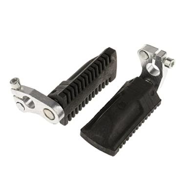 Imagem de NASSMOSSE 2 peças de pedais de motocicleta descanso de pé para 47cc 49cc mini moto bolso acessórios de bicicleta