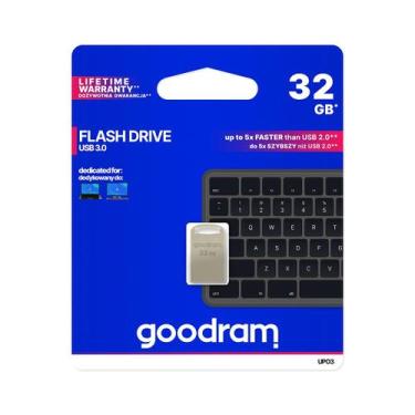 Imagem de Pen Drive UPO3 Prata USB 3.0 32GB GOODRAM