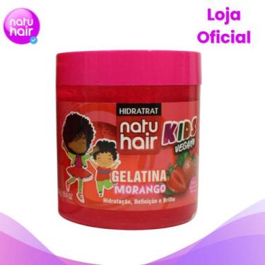 Imagem de Gelatina Natuhair Kids Vegano Morango 500g