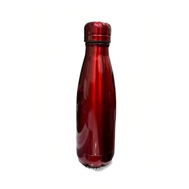 Imagem de Garrafa Inox a Vácuo Resistente Squeeze Suco Chá Academia (Não é Térmica) (6079/Vermelho 500ml)
