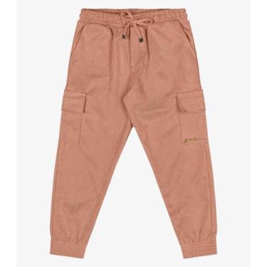 Imagem de Calça Infantil Menina Jogger Trick Nick Marrom, Marrom, 6