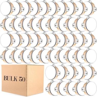 Imagem de Lukmaa Tambor a granel de pandeiro de casamento de 10 cm para adultos, presente de percussão manual, madeira, metal, jingles, instrumento de bateria educacional musical para festa de casamento na