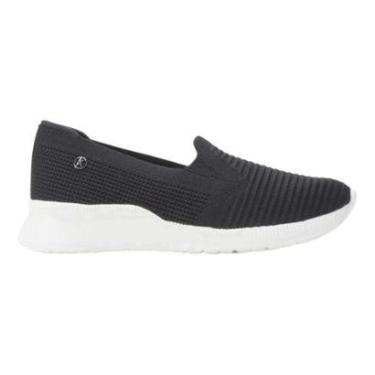 Imagem de Tênis Slip On Casual de Malha Feminino Kolosh C3154 Preto-Feminino