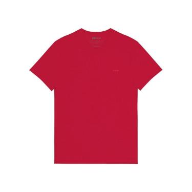 Imagem de Camiseta Básica Manga Curta Masculina 48684 Fico Vermelha-Masculino