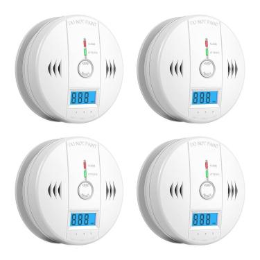 Imagem de Detector de monóxido de carbono SHYEEH Display LCD alimentado por bateria