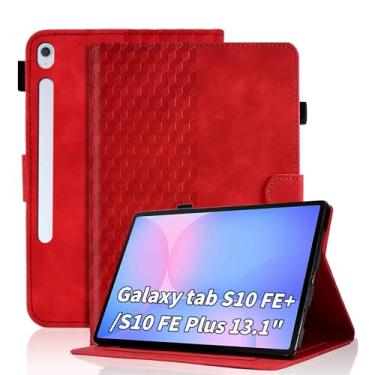 Imagem de Varohix Capa para Samsung Galaxy Tab S10 Fe Plus 2025 33.3 cm proteção de visualização multiângulo, capa magnética de couro PU, suporte ajustável, capa dobrável para cartão, Galaxy Tab S10 Fe+
