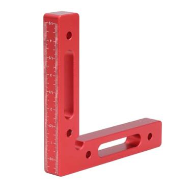 Imagem de 90 graus Posicionamento de alumínio de alumínio do ângulo reto Cramp L Ferramenta de madeira de canto do tipo Gramp Woodworking para montagem Armários de gavetas de 120mm de 120 mm