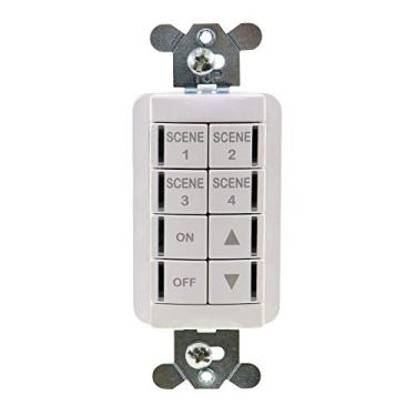 Imagem de Sensor Switch NPODM-4S-DX-WH controlador de cena Wallpod nLight, 4 botões, branco