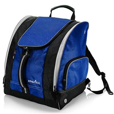 Imagem de Bolsa de esqui Athletico – Bolsa de viagem para esqui e snowboard – Equipamento de lojas incluindo jaqueta, capacete, óculos, luvas e acessórios – ventilação e ilhós para drenagem de neve, Azul