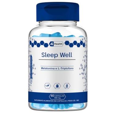 Imagem de Suplemento Sleep L-triptofano & Melatonina 500mg - 60 Capsulas | 4 Health