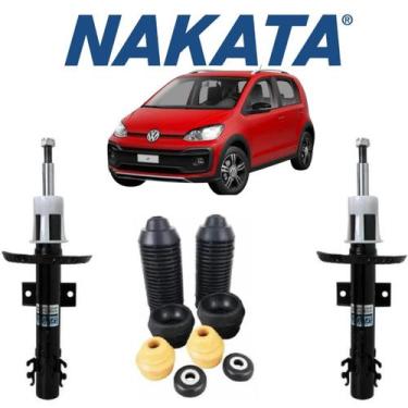 Imagem de 02 Amortecedor Original Dianteiro Nakata+Kit Batente Up! TSI 2014 2015