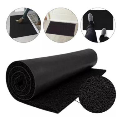 Imagem de Tapete Capacho Linha Silver 10mm Vinil 1,2x3,0 Mt Cor Preto - master c