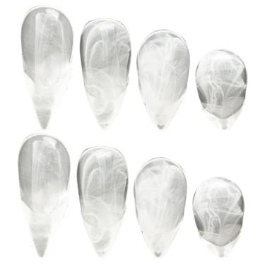 Imagem de DECHOUS 4 Pairs Cosplay Vampire Fangs Transparent Fake Teeth Props for Halloween Parties Masquerade and Costume Events Safe and Realistic Halloween Accessories