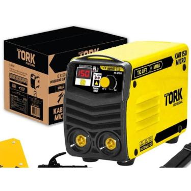 Imagem de Maquina Solda Inversor Kab150 Super Tork + Esquadros 220V