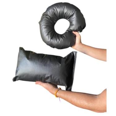 Imagem de Kit 2 Almofadas Lash Design In9 Decor Estética Pescoço e Quadrada, Cor