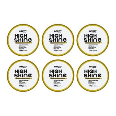 Imagem de Pomada Infinity High Shine Incolor 120G - Kit Com 6Un