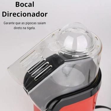 Imagem de Pipoqueira Elétrica Sem Óleo Saudável 1200W Pipoca Sequinha - BAK