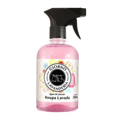 Imagem de Água De Passar Roupas E Tecidos Lavanderia Giorno 500ml