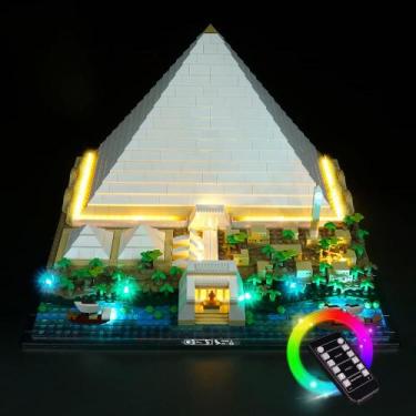 Imagem de Kit de iluminação VONADO compatível com Lego 21058 Great Pyramid