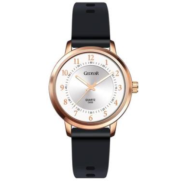 Imagem de Relógio GEDIYAR G688W impermeável em ouro rosa para mulheres