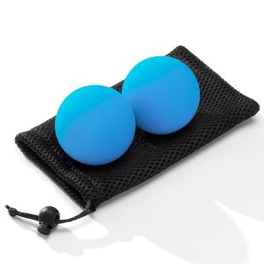 Imagem de SUBCULTUREPICK Bolas de massagem de lacrosse para liberação miofascial, massagem profunda de ioga, terapia de ponto de gatilho e fascite plantar nos pés, bola massageadora de dor muscular (2 pacotes