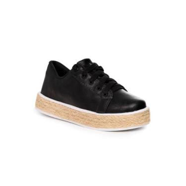 Imagem de Tênis Flatform Corda Feminino Street Call, Visual Moderno e Versátil p