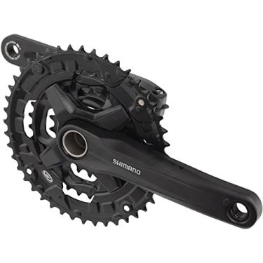 Imagem de Shimano, FC-MT210-3, Crankset, Velocidade: 9, Eixo: 24 mm, BCD: Rebites, 22/32/44, Hollowtech II, 175 mm, Preto, MTB