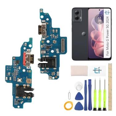 Imagem de HBIHGHHONG Porta de carregamento USB para Motorola Moto G Power 5G 2024 Dock Connector Substituição para Moto G Power 5G 2024 XT2415-1 XT2415-5 XT2415V Tipo C Porta Carregador Dock Board Peças de
