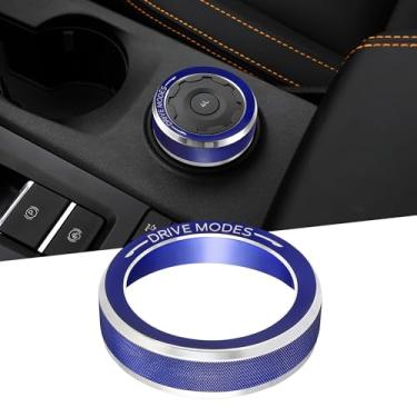 Imagem de TOMALL Capa de botão de modo de acionamento 4WD de alumínio compatível com Ford Ranger 2023 2024 2025 Raptor/Lariat/XLT Anel de botão de controle seletor de tração nas quatro rodas para acessórios de